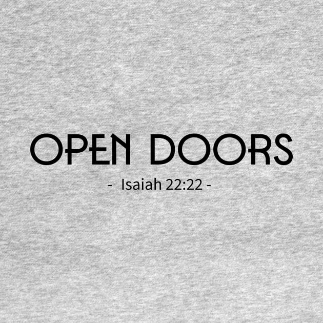 Open Doors bible quote by TheWord